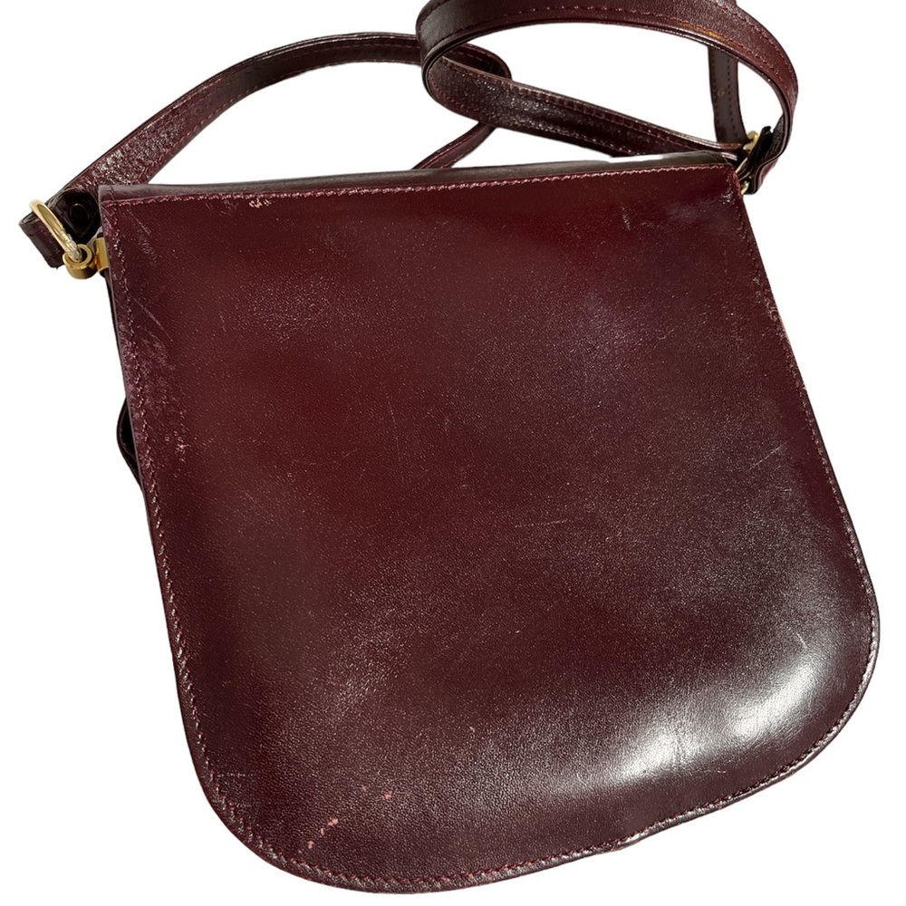Harrods made in Italy 100% genuine leather vintage cross body bag - Picture 11 of 16